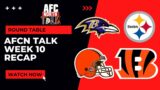 AFC North Talk || Week 10 Recap || The North tightness up