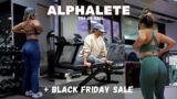 ALPHALETE BLACK FRIDAY | try on haul