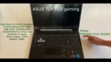 ASUS TUF F15 gaming laptop stress test