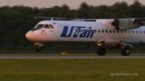 Aircraft of UTair landing