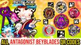 All Antagonist Beyblades UNLEASHED: QR Codes Revealed | Beyblade Burst App | FreestyleBlader