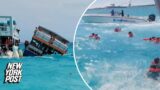 American tourist, 75, dies after Bahamas excursion boat sinks on trip to Blue Lagoon