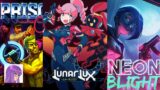 (Anime pixel 3 games) LunarLux / Prison City / Neon Blight [PC/Steam]