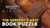 Assassin's Creed Mirage The Serpent's Nest Book Puzzle Solution