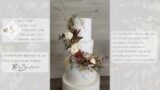 Autumn Boho Wedding Flowers | Cake Vine Decor Rusty Terracotta Soft Sola Wood Gift Bohemian Decor