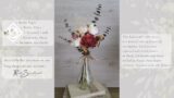 Autumn Boho Wedding Flowers | Table Decor Rusty Terracotta Soft Sola Wood Gift Bohemian Home Decor
