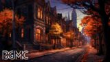 Autumn Evening Warm Jazz: Serene Piano Melodies in Cozy City Ambience – Relax, Study, Work