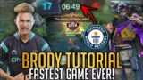 BRODY FASTEST GAME EVER IN MYTHIC IMMORTAL | BEST WORLD RECORD?