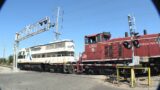 BUGX 2000 Mars Light Leads CCT Lodi Flyer Local Switching – Flora St. Railroad Crossing, Stockton CA