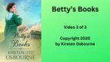 Betty’s Books Video 3 of 3