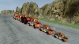 Big & Small Mater Cars V/S Downhill Death – BeamNG,drive #113