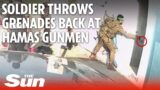 Brave British-Israeli soldier throws seven grenades back at Hamas terrorists