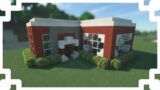 Builder's Guide: Modern House With Red and Grey Terracotta in Minecraft
