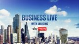 Business Live with Ian King: Retail sales at lowest level since 2021 COVID lockdowns