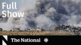 CBC News: The National | Israel-Hamas deal, Economic update, India tunnel