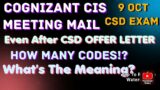 COGNIZANT CIS MAIL EVEN AFTER OFFER LETTER || CIS Meeting Mail || all about CIS meeting mail ||
