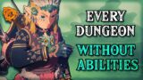 Can You Beat Every Dungeon in TOTK Without Abilities
