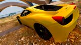 Cars vs Death Descent! BeamNG Drive Realistic Cars Crashes #18