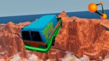 Cars vs Leap Of Death Over Canyon | Beamng Drive