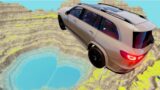 Cars vs Leap of Death – BeamNG Drive #83: A Gravity-Defying Game Challenge!