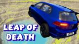 Cars vs Leap of Death BeamNG drive #135 |Gameweon
