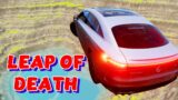 Cars vs Leap of Death BeamNG drive #136 | Gameweon