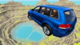 Cars vs Leap of Death BeamNG drive #147 | Gameweon