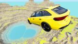 Cars vs Leap of Death BeamNG drive #80