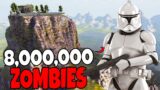 Clone Army Mountain Fortress Surrounded by 8 MILLION ZOMBIES!? – UEBS 2: Star Wars Mod