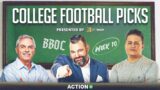 College Football Gameday Week 10 Picks & Oklahoma-Oklahoma State, LSU-Alabama Best Bets | BBOC
