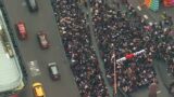 Crowds gather in Times Square for surprise from BTS member Jung Kook