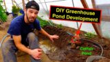 DIY Greenhouse Pond Development – The Process