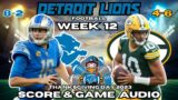 Detroit Lions vs Green Bay Packers NFL Week 12 Live Stream – Watch Party w/Score & Game Audio