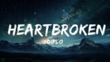 Diplo – Heartbroken (Lyrics) ft. Jessie Murph & Polo G  | 15p Lyrics/Letra