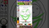 Draw Pizzaface from Pizza Tower! 1 MINUTE Pixel Art Tutorial! #shorts