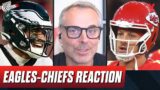 Eagles-Chiefs Reaction: Jalen Hurts is "SPECIAL," Patrick Mahomes needs help | Colin Cowherd NFL