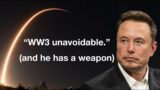 Elon Musk says WW3 is starting and he's flooding the sky. Israel, China, Taiwan and AI.