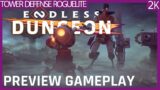 Endless Dungeon (2023) Preview Gameplay – Sci-fi Tower Defense Dungeon Crawler (No commentary) 1440p