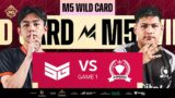 (FIL) M5 Wild Card Day 4 | SMG vs IMPE | Game 1