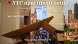 FINALLY setting up my New York City apartment (after moving months ago lol). Ep.1