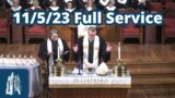 Full Worship Service – 11/5/23 [CC]