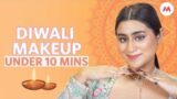 GRWM For Diwali Under 10 mins | Diwali Glam Makeup Tips | Festive Makeup Tutorial | Myntra