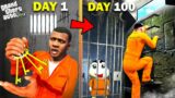 GTA 5 : Franklin Shinchan & Pinchan Big Plan To Escape After Spending 100 Days In Prison GTA 5 !
