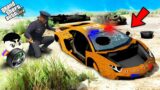 GTA 5 : Franklin & Shinchan Found An Abandoned Police Supercar In GTA 5 !