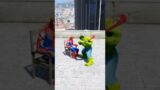 GTA V: Iron Man to the Rescue! Spider-Man Saved from Hulk's Torture! (shorts) #gta
