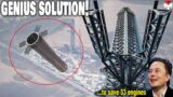 Genius! Elon's big solution to save 33 engines, never seen before…