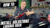 Goldstrike Luggage Rack with Lightstrike Tail Light Installation