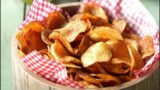 Homemade chips| Fried chicken