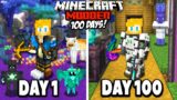 I Survived 100 Days in ALL THE MODS 9 in Hardcore Minecraft… (Movie)