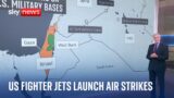 Israel-Hamas war: US fighter jets strike Iran-linked locations in Syria